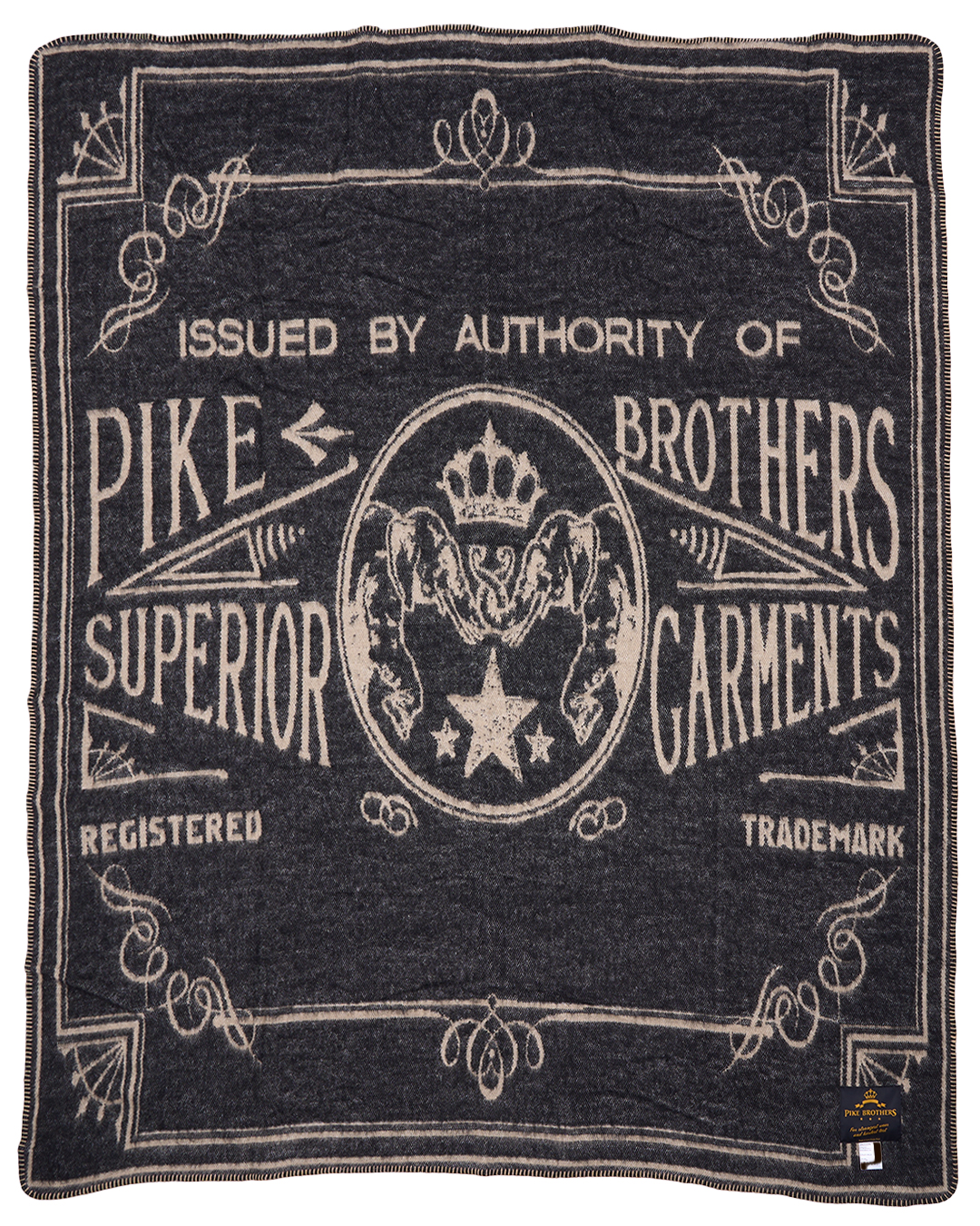 1969 Logo blanket faded black 1969 Logo blanket faded black