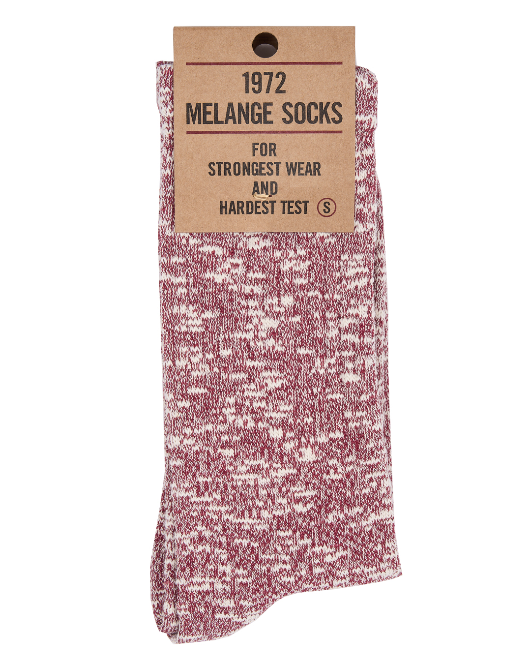 1972 Melange Socks red