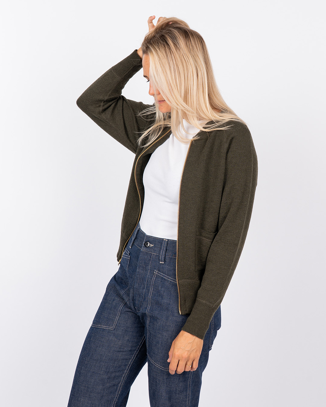 1943 C2 Sweater Olive Drab
