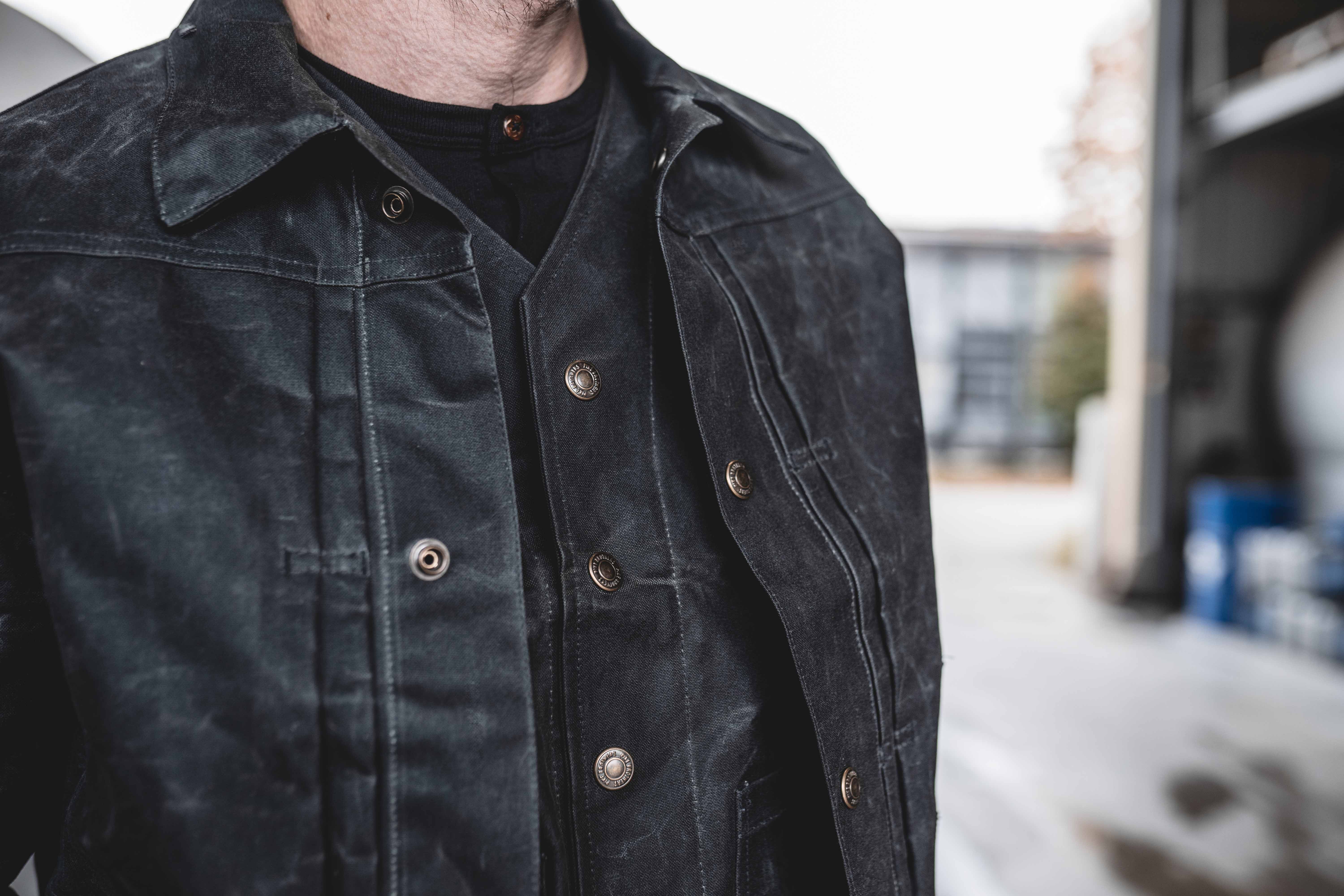 Armor Cloth - a very stiff but robust waxed cotton fabric