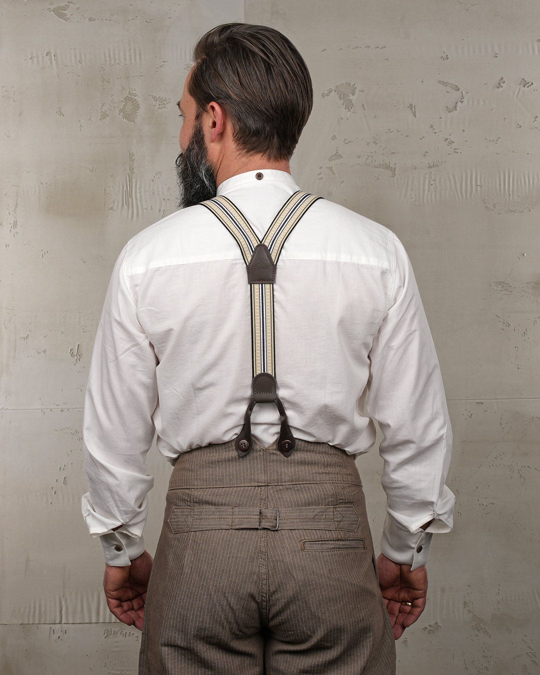 1927 Harvester Braces Beige