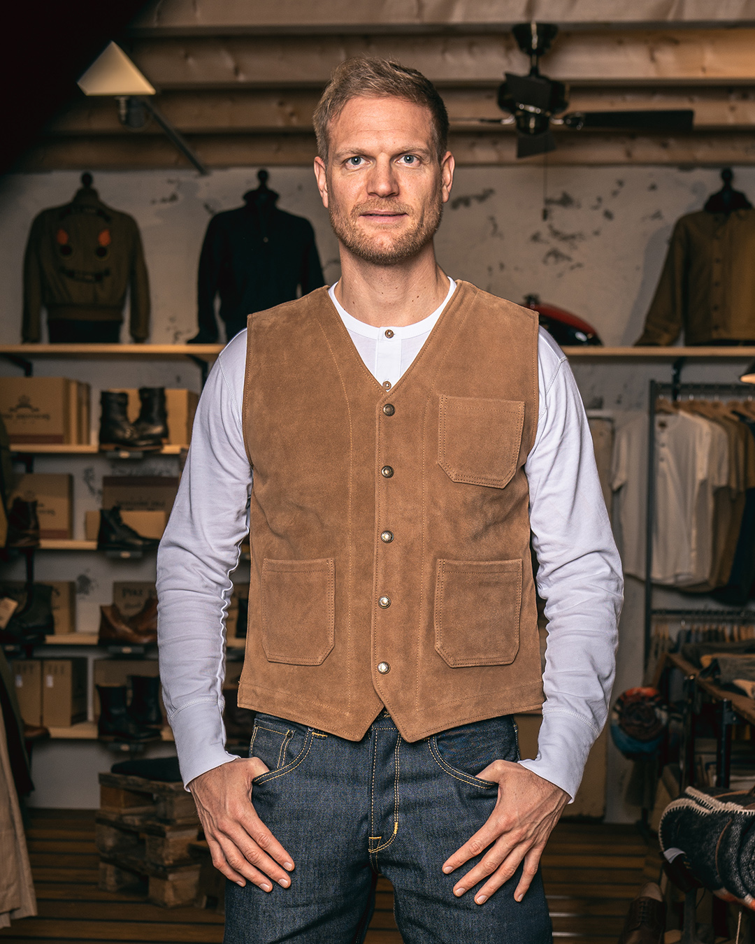 1937 Roamer Vest Mulholland Brown 1937 Roamer Vest Mulholland Brown