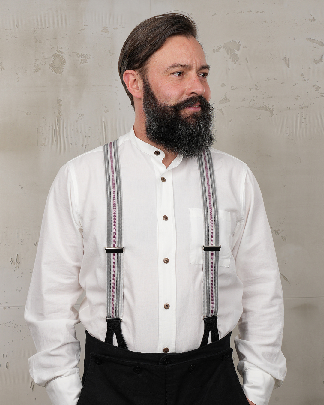 1927 Harvester Braces Red