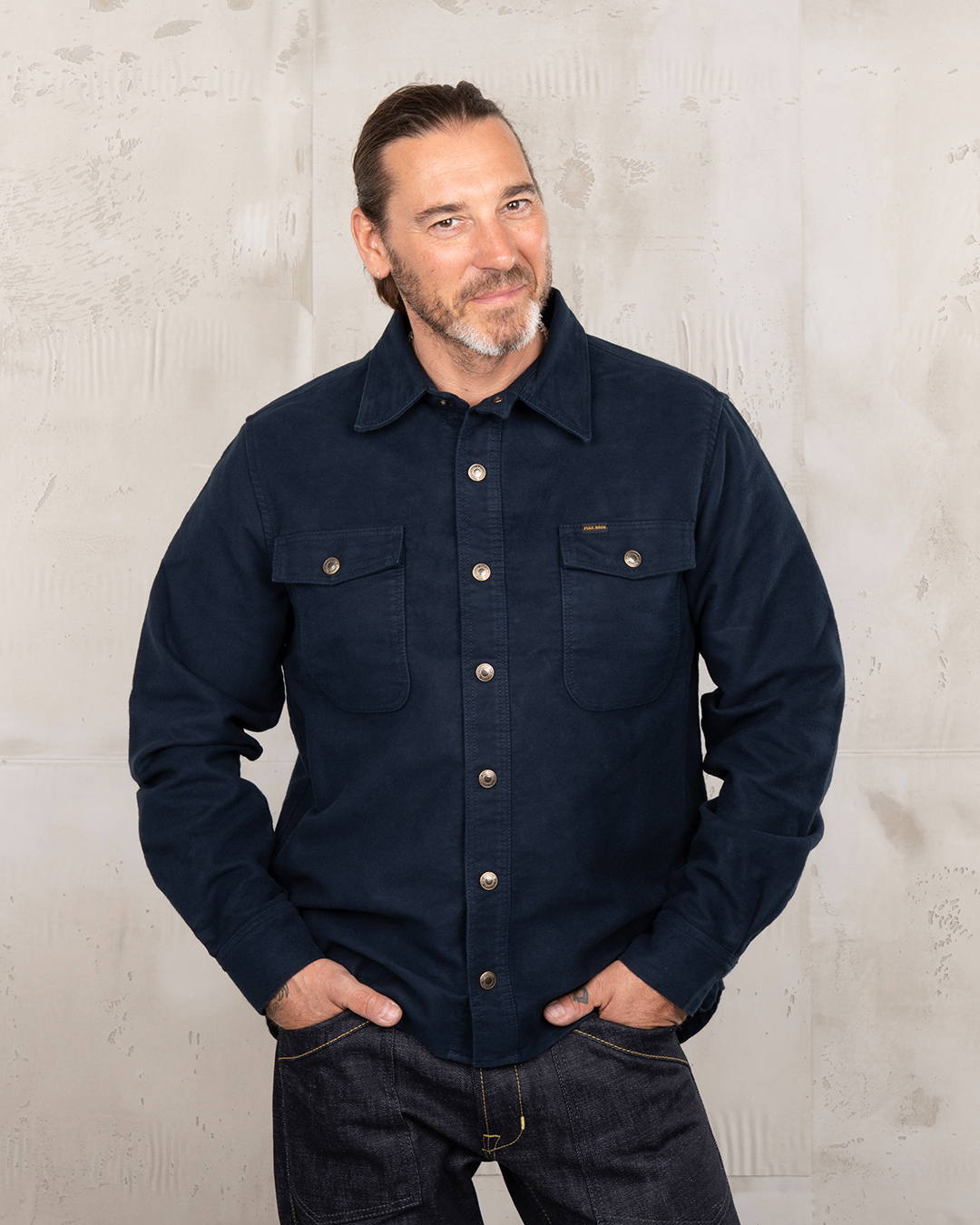 1943 CPO Shirt Moleskin navy