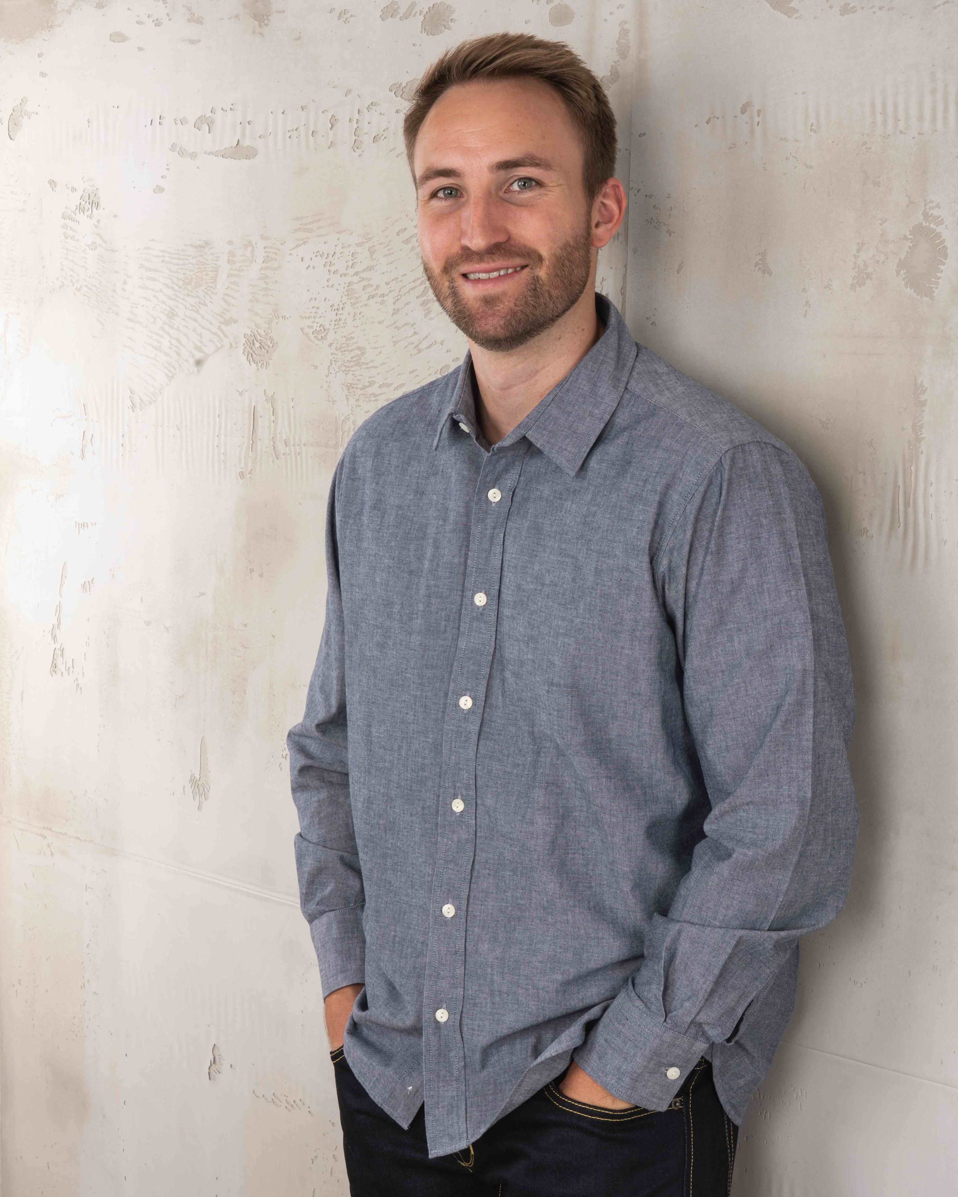 1954 Oxford Shirt Ocean blue