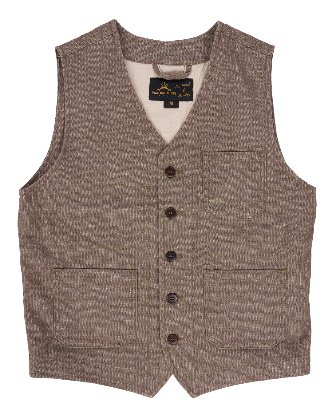 1937 Roamer Vest HBT brown 1937 Roamer Vest HBT brown