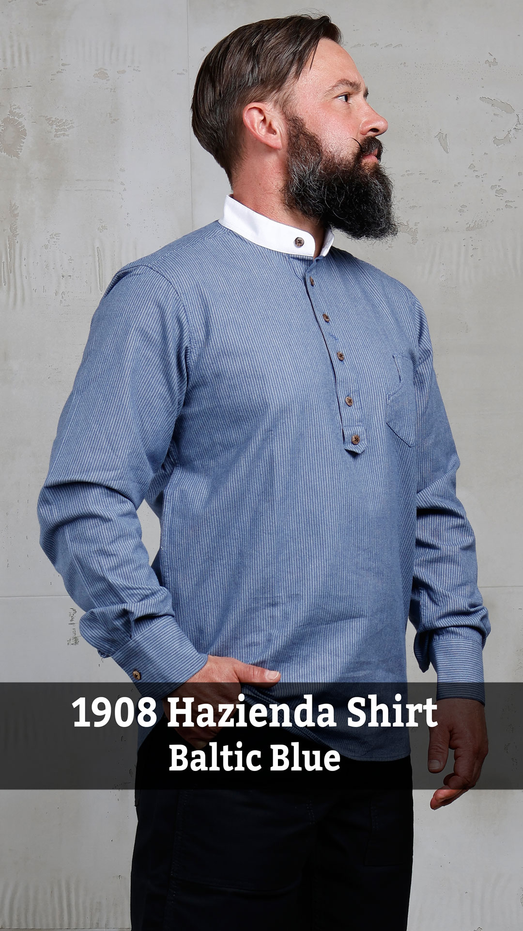 1908 Hazienda Shirt Baltic Blue