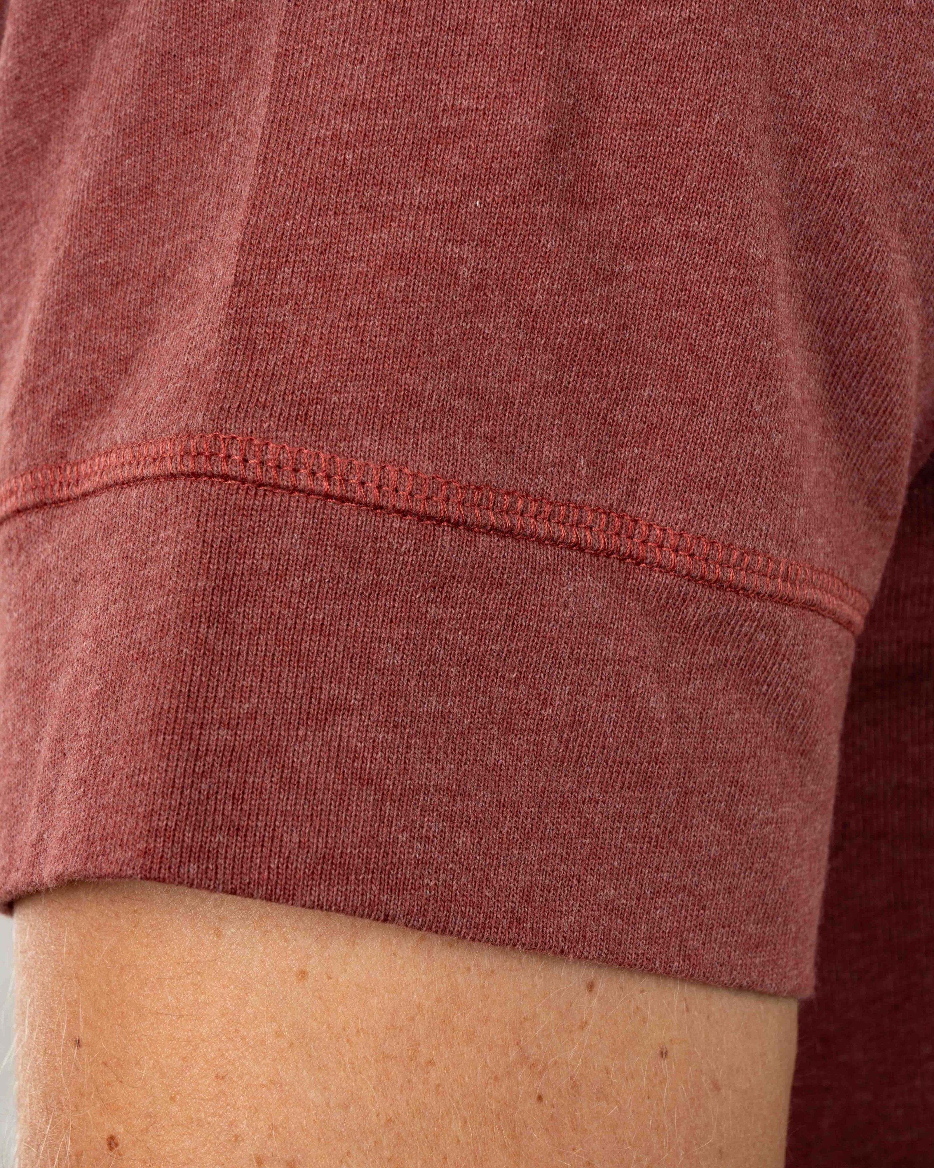 1927 Henley Shirt Short Sleeve Granate Red 1927 Henley Shirt Short Sleeve Granate Red