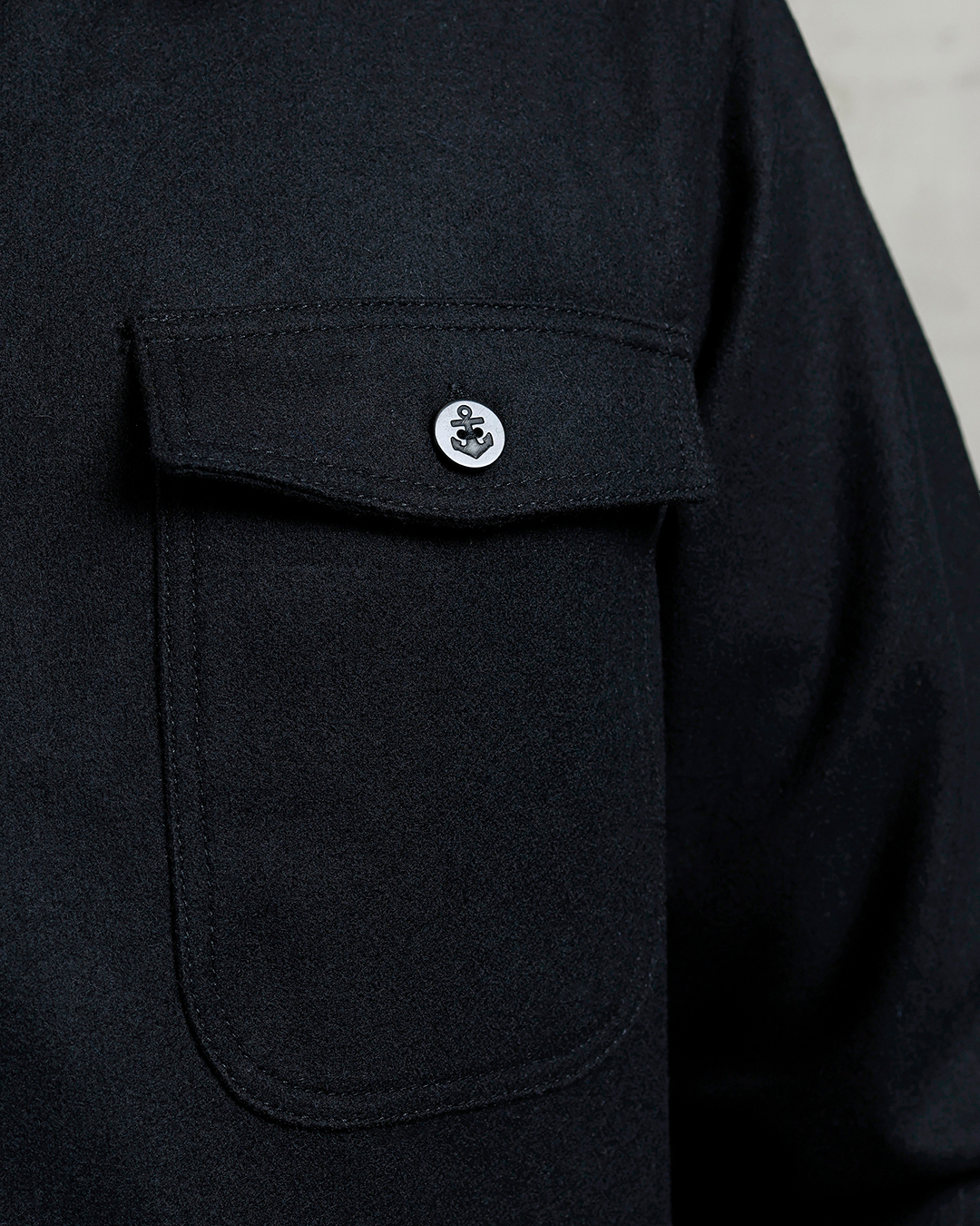 1943 CPO Shirt black wool