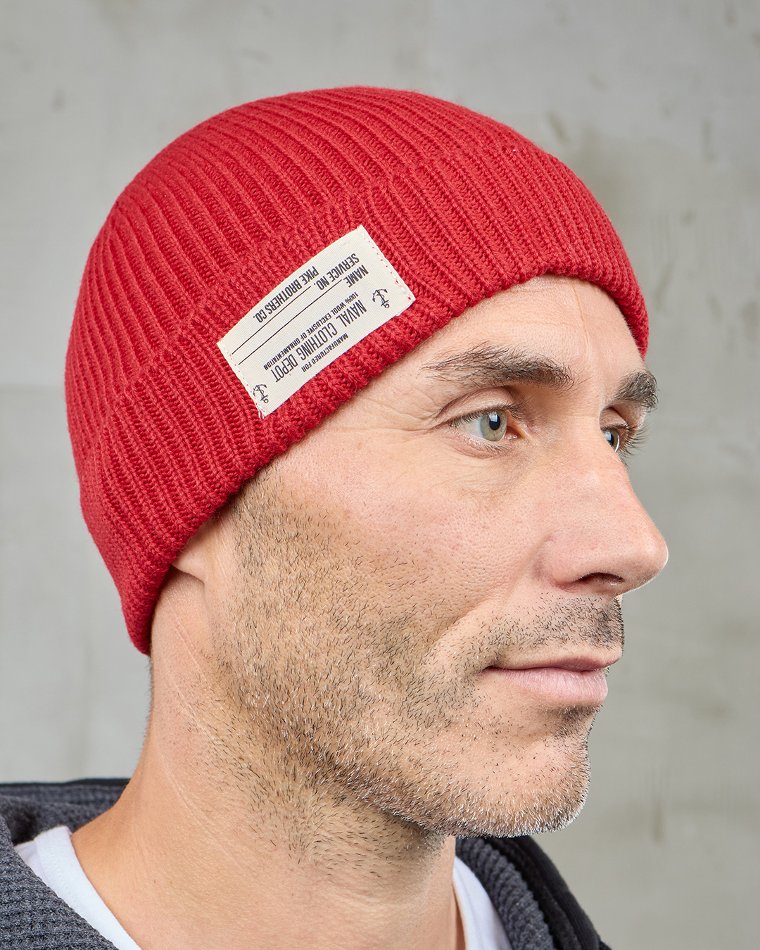 1944 USN Watch Cap dark red