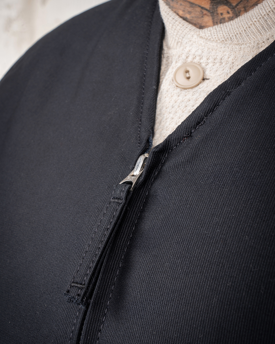 1942 C2 Vest Waxed Navy