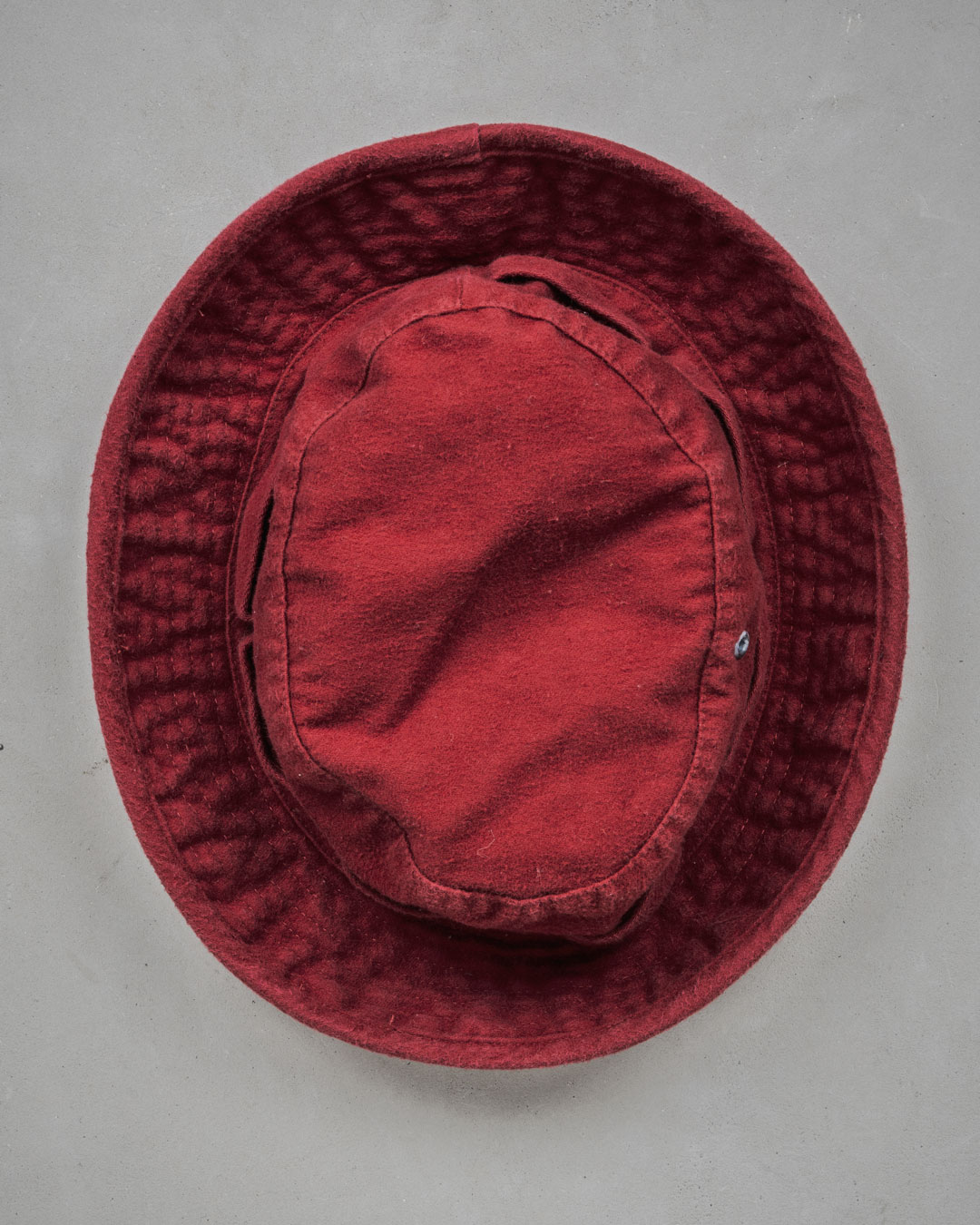 1966 Boonie Hat Moleskin Dark Red