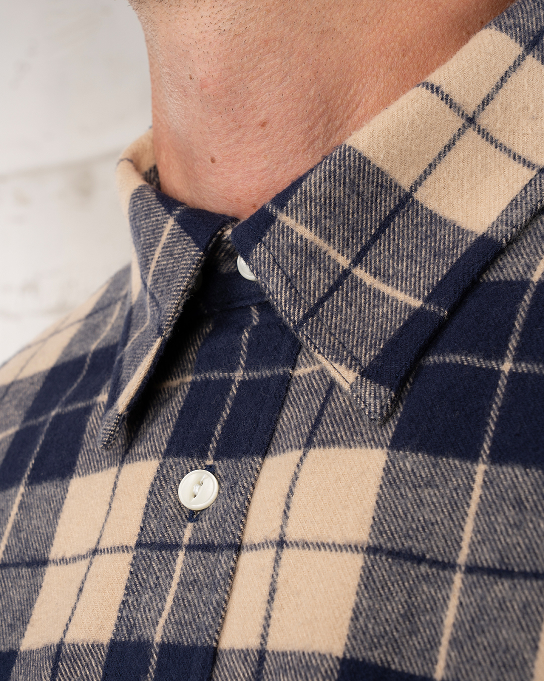 1937 Roamer Shirt blue flannel