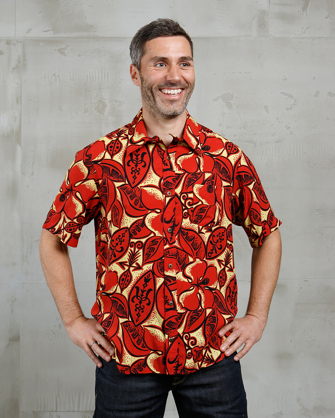 1948 Surf Shirt Random Red