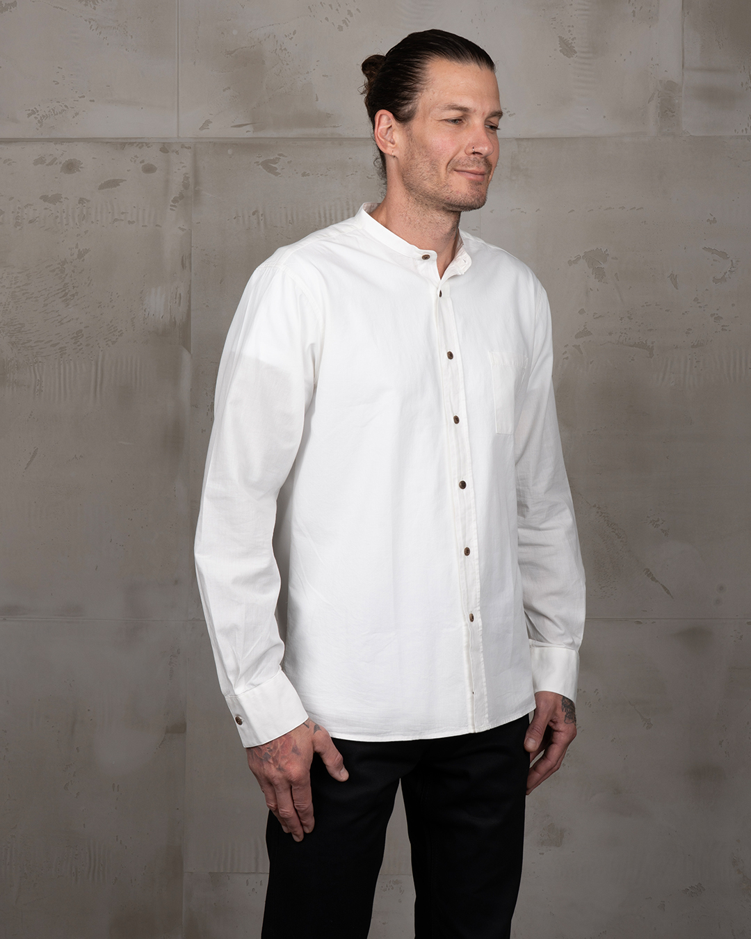 1923 Buccanoy Shirt white chambray