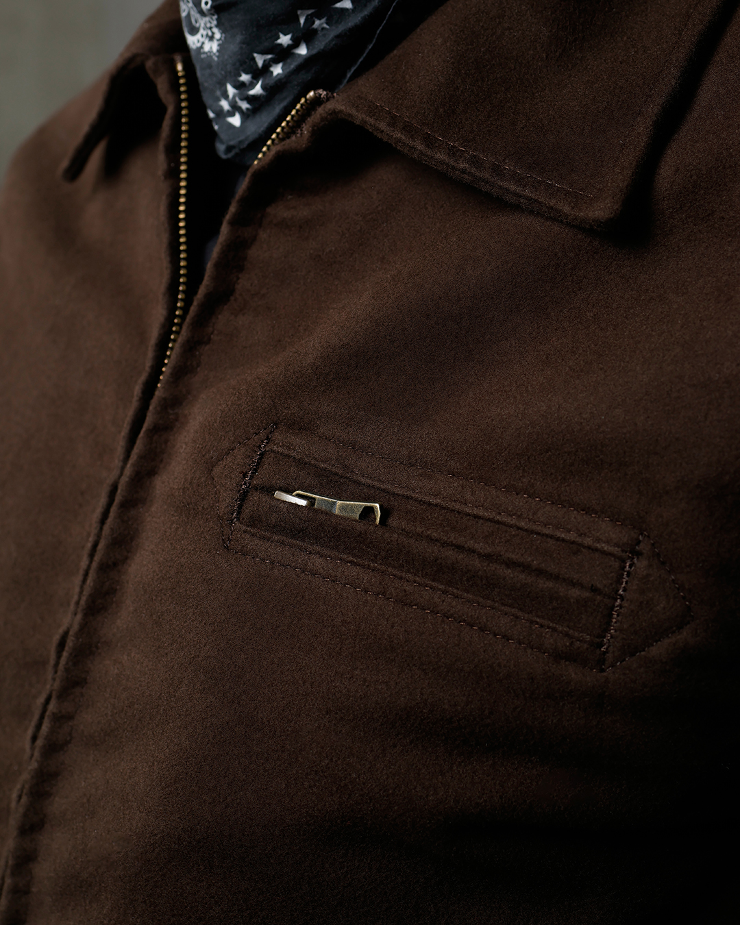 1932 Roadster Jacket Moleskin Soil Brown