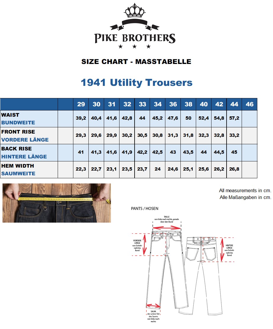 1941 Utility Trousers Tarawa 1941 Utility Trousers Tarawa