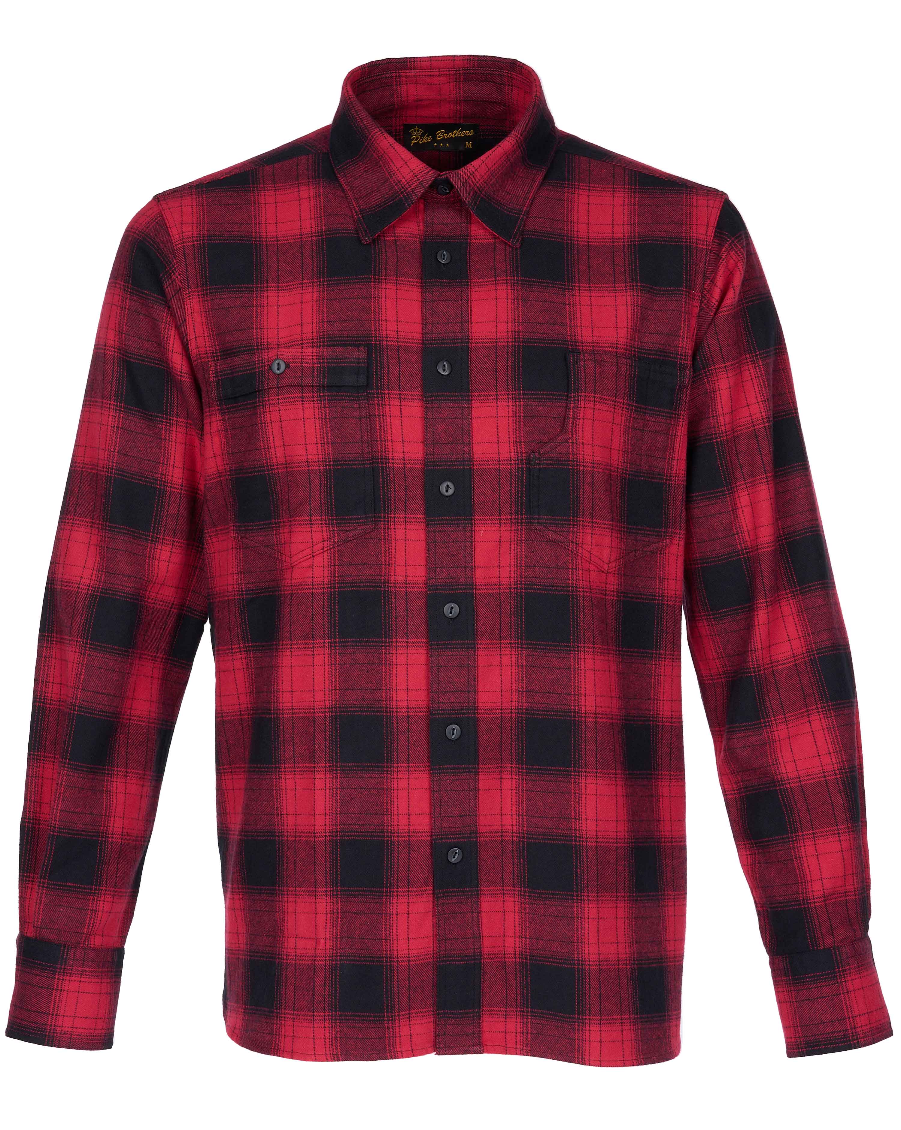 1937 Roamer Shirt red check flannel