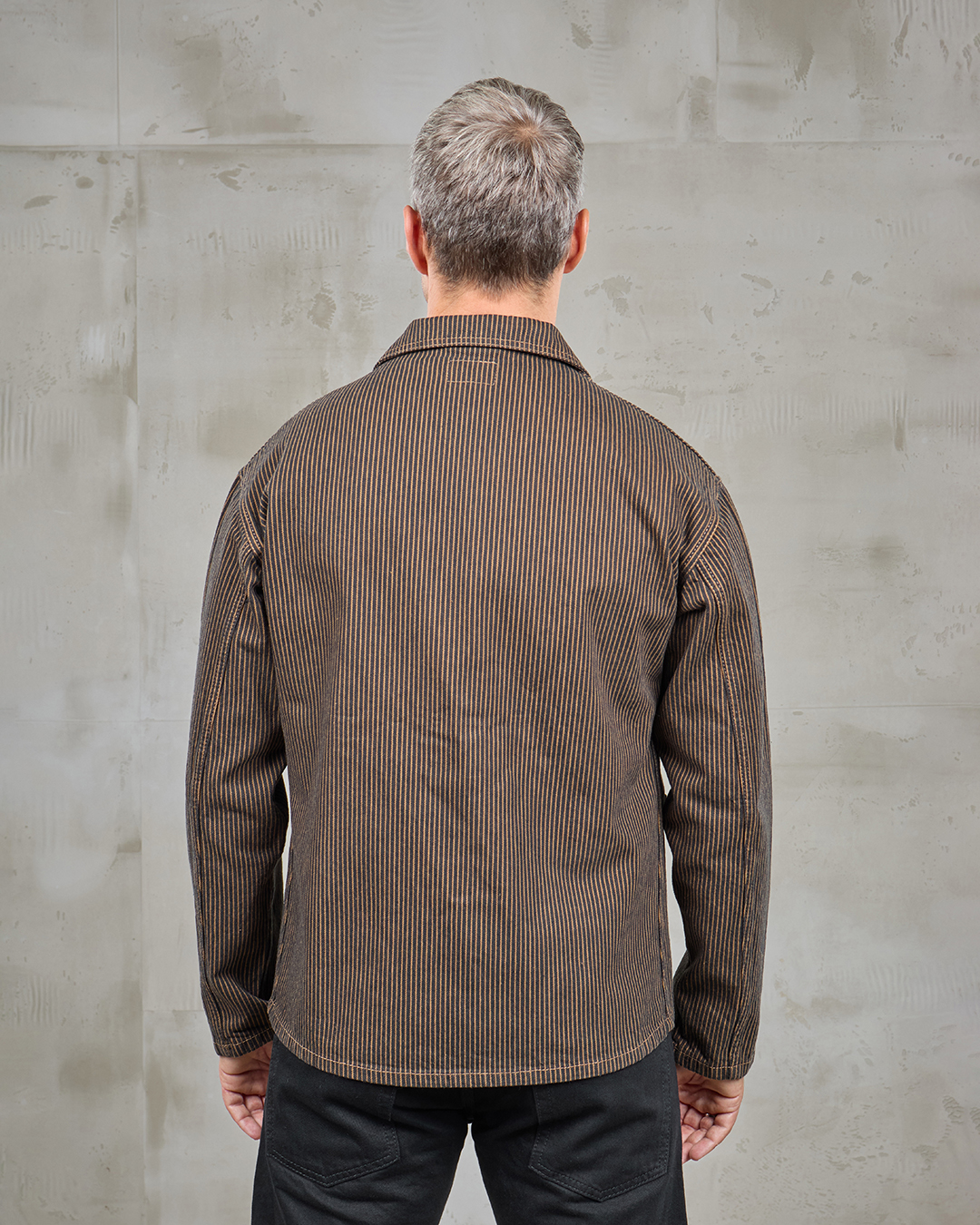 1941 Utility Jacket Hickory Stripe Brown