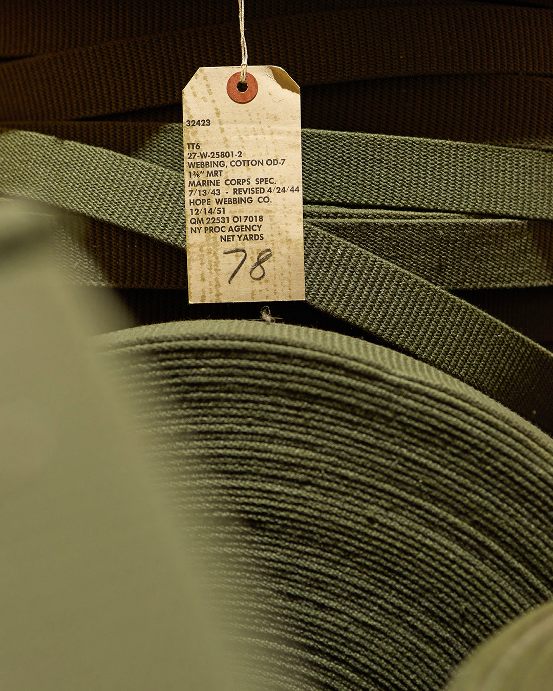 1945 Service Belt Olive