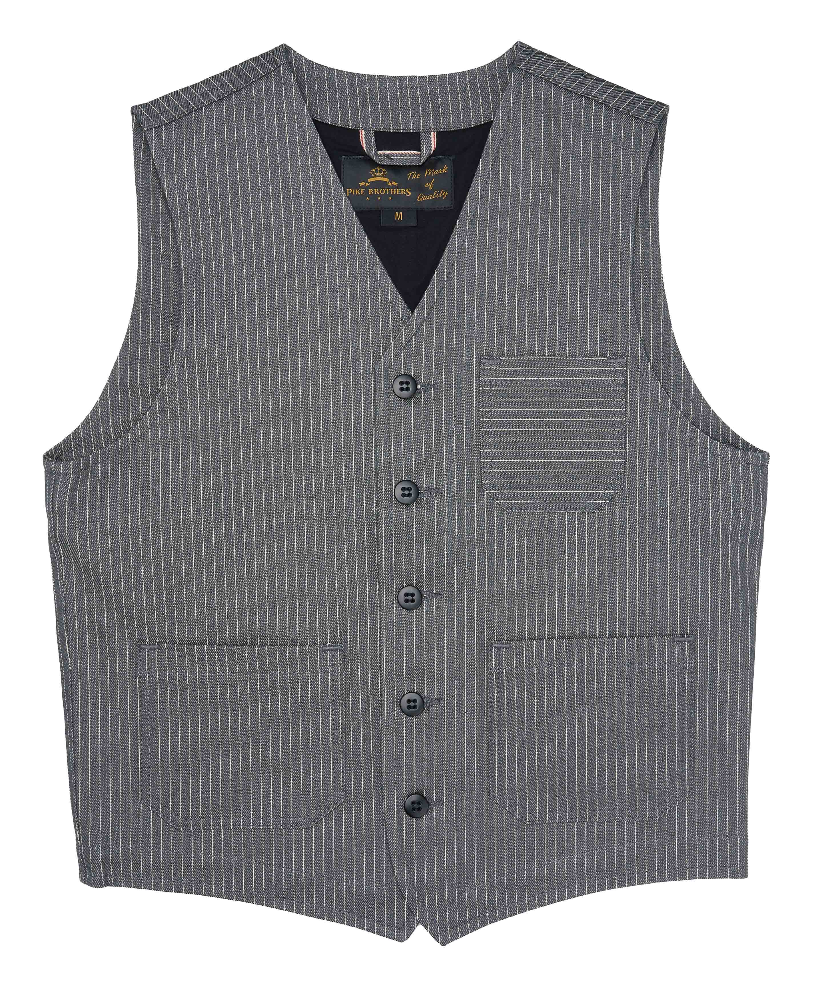 1937 Roamer Vest grey wabash