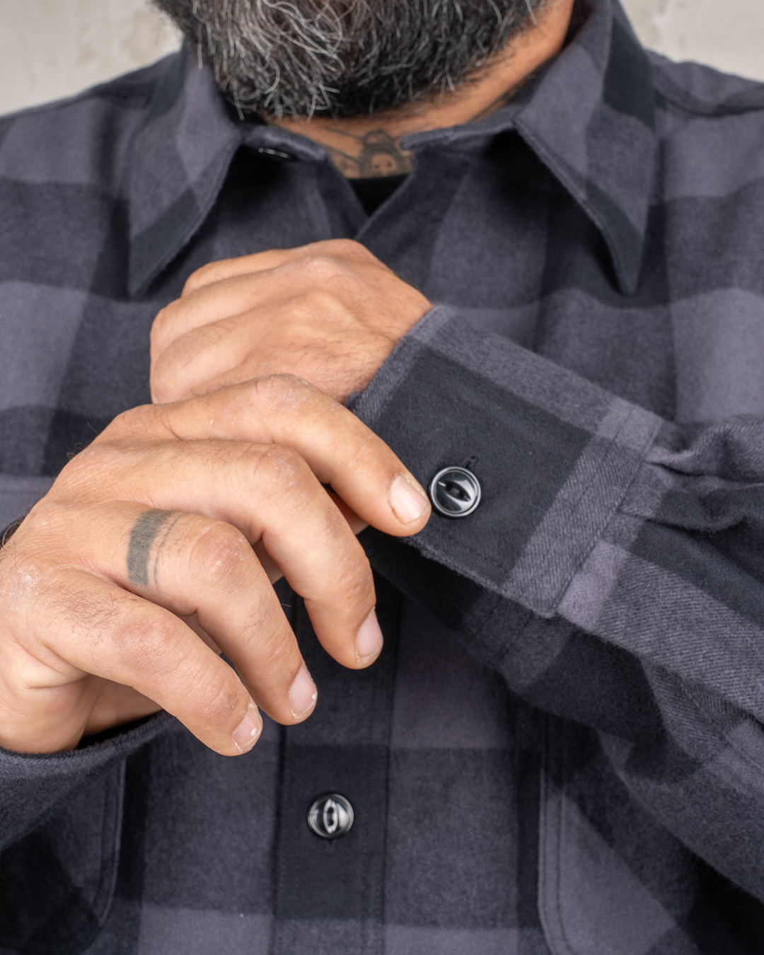 1943 CPO Shirt Buffalo Grey Flannel