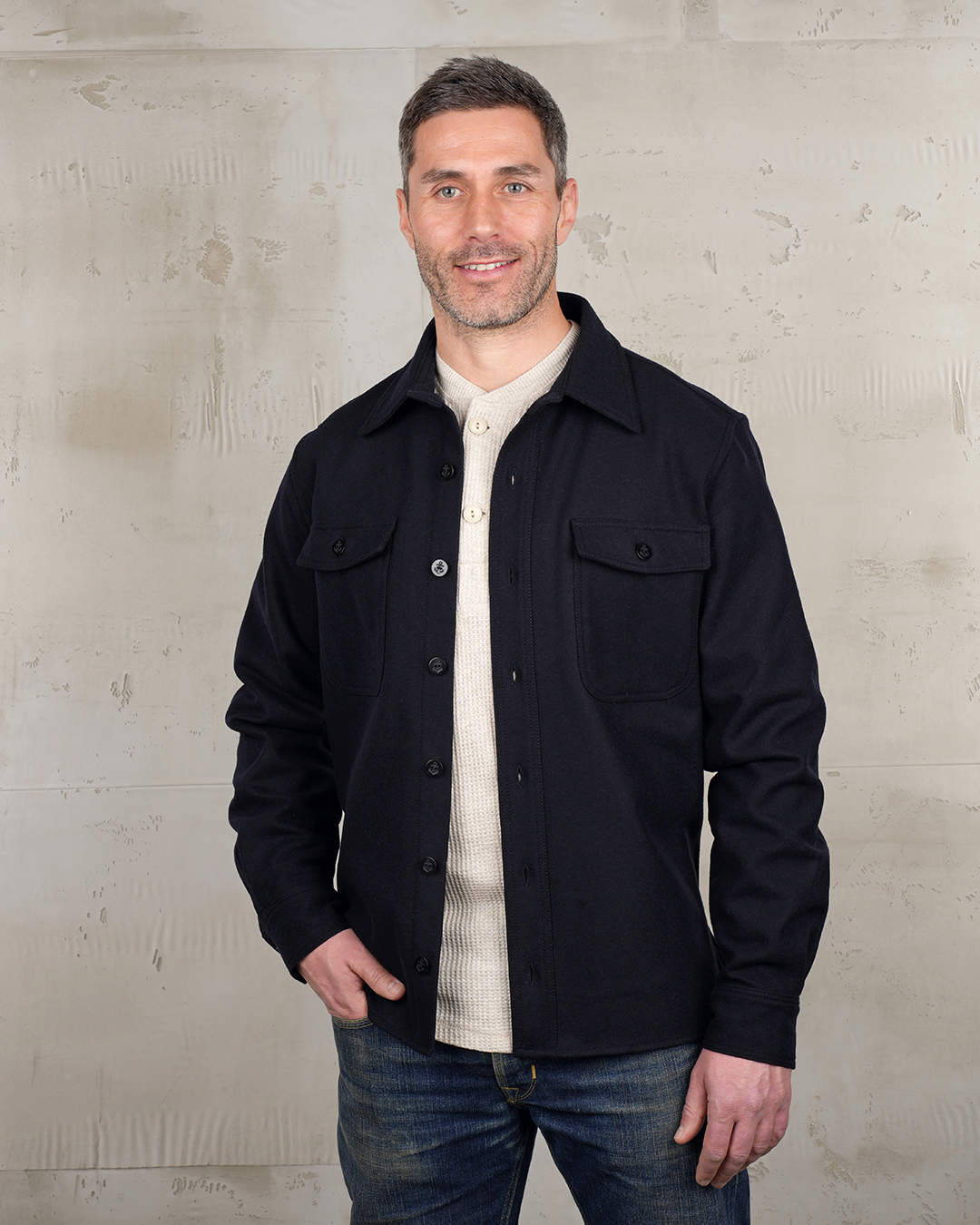 1943 CPO Shirt navy wool