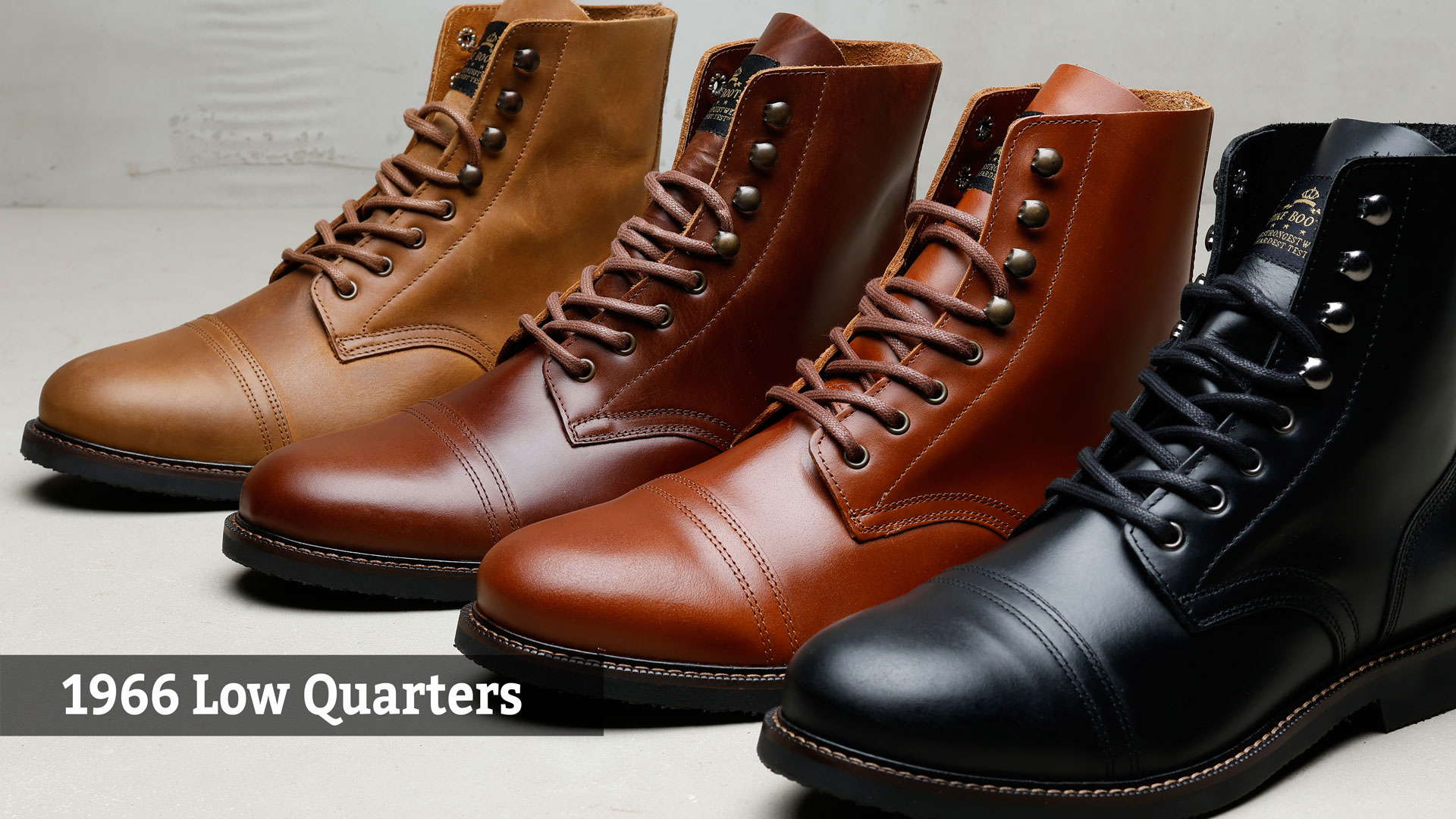 Pike Brothers 1966 Low Quarters Boots