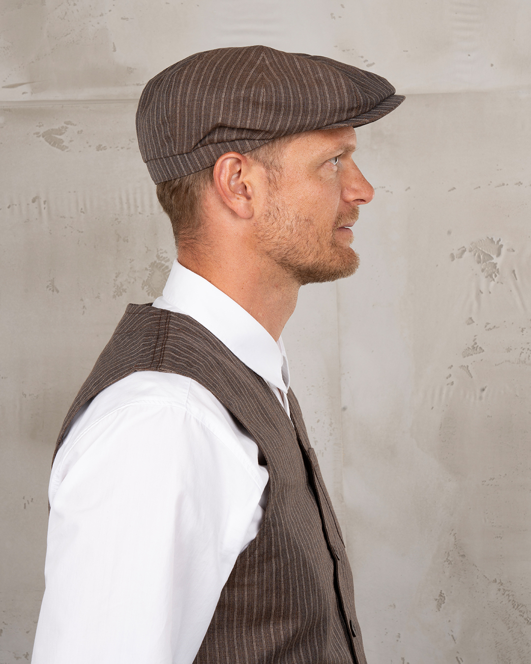 1928 Newsboy Cap Alameda Brown