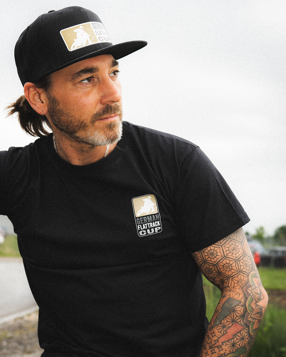 1969 Sports Tee Flat Track 26 Black