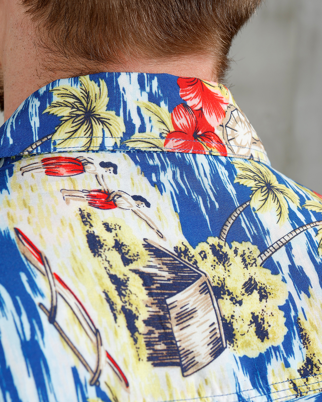 1948 Surf Shirt Random Blue