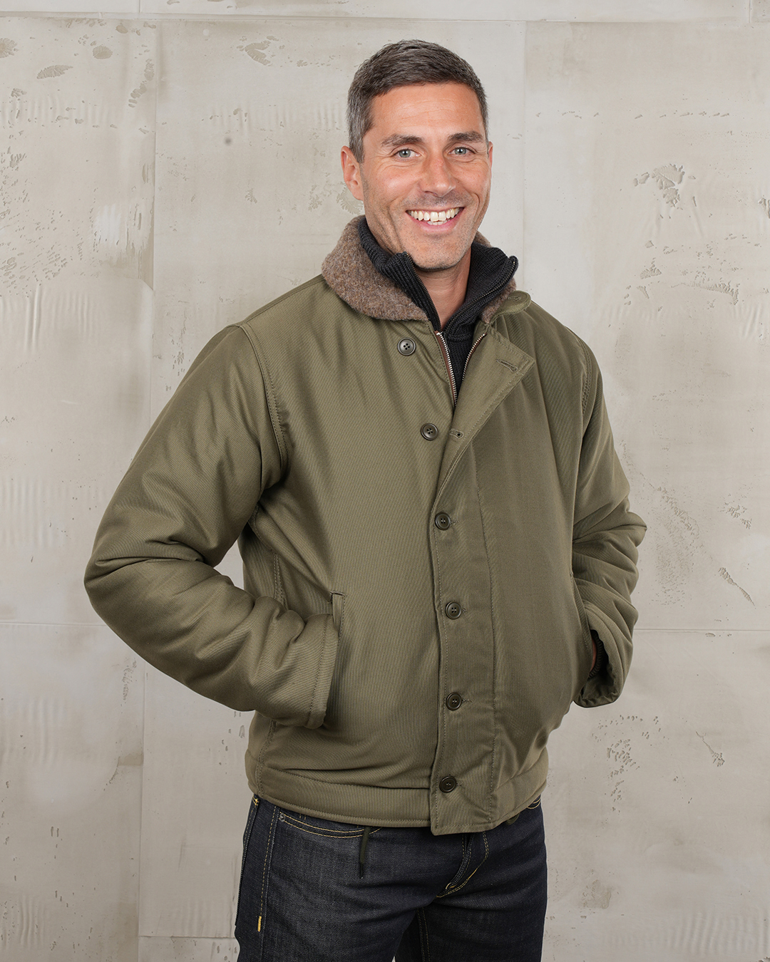 1943 N1 Deck Jacket Bangor Green 1943 N1 Deck Jacket Bangor Green