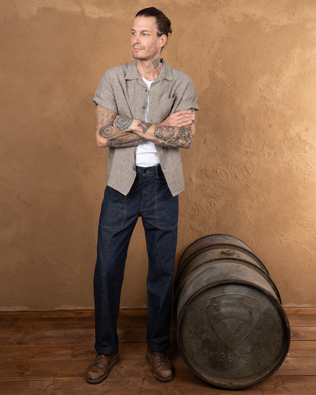 1947 Albert Shirt Sherkin grey