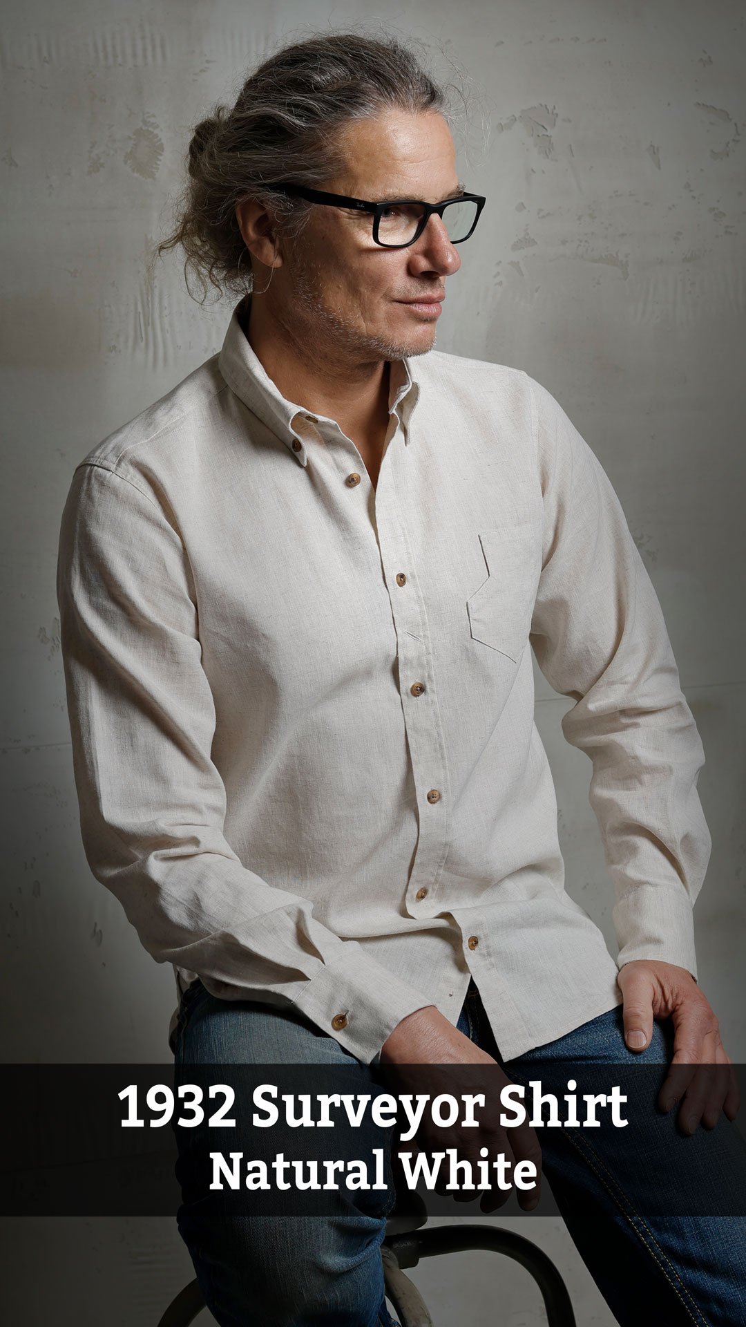 Surveyor Shirt Natural White