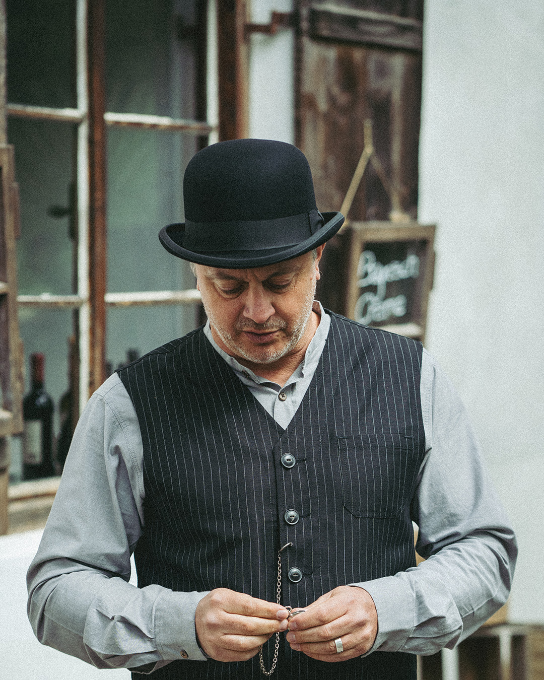 1921 Bowler Hat black 1921 Bowler Hat black