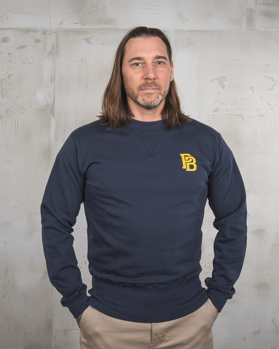1945 Logo Sweater Navy 1945 Logo Sweater Navy