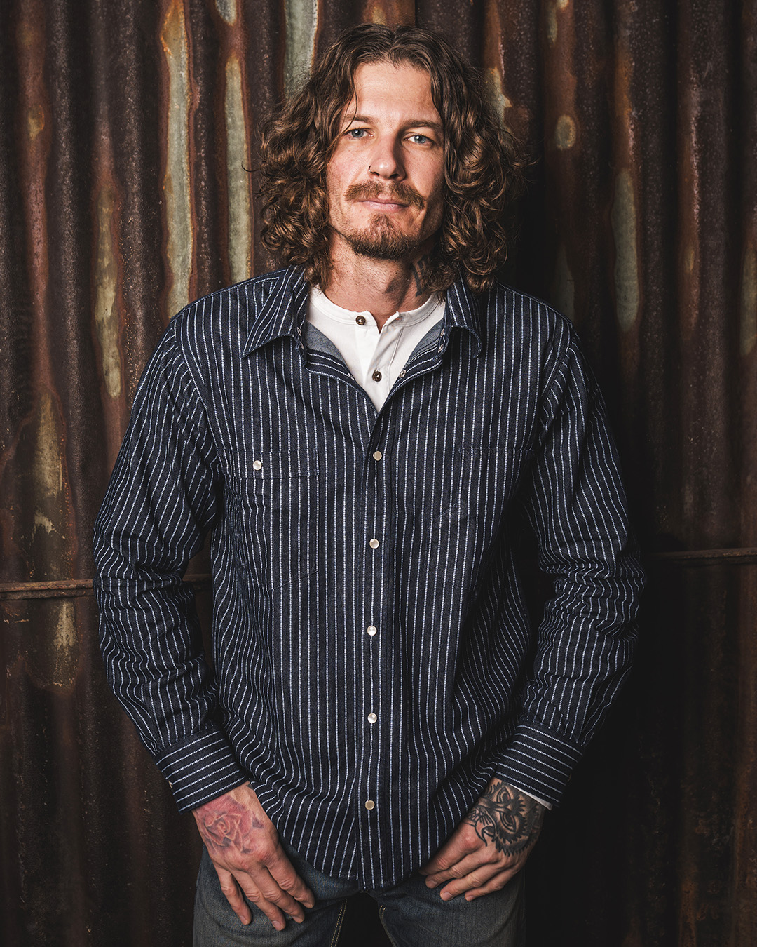 1937 Roamer Shirt blue Wabash Denim 1937 Roamer Shirt blue Wabash Denim