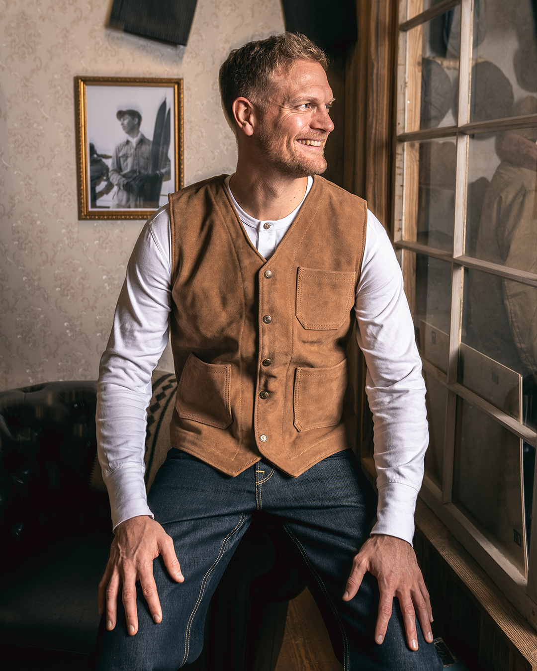 1937 Roamer Vest Mulholland Brown 1937 Roamer Vest Mulholland Brown