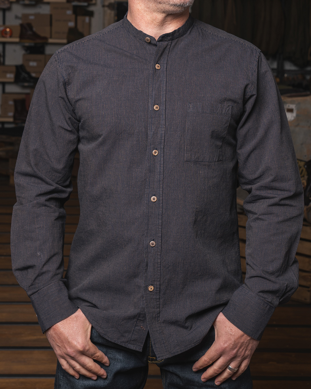 1923 Buccanoy Shirt Waidoso blue