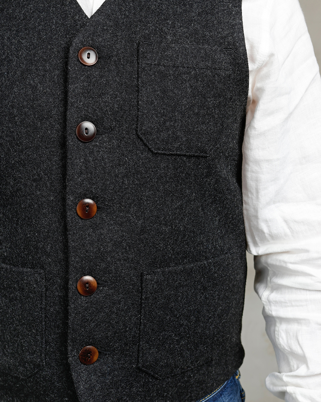 1937 Roamer Vest Beaver black