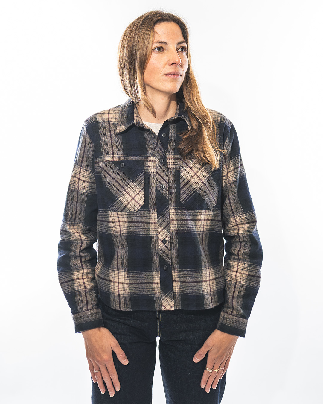 Dale Shirt Blue Beige Check