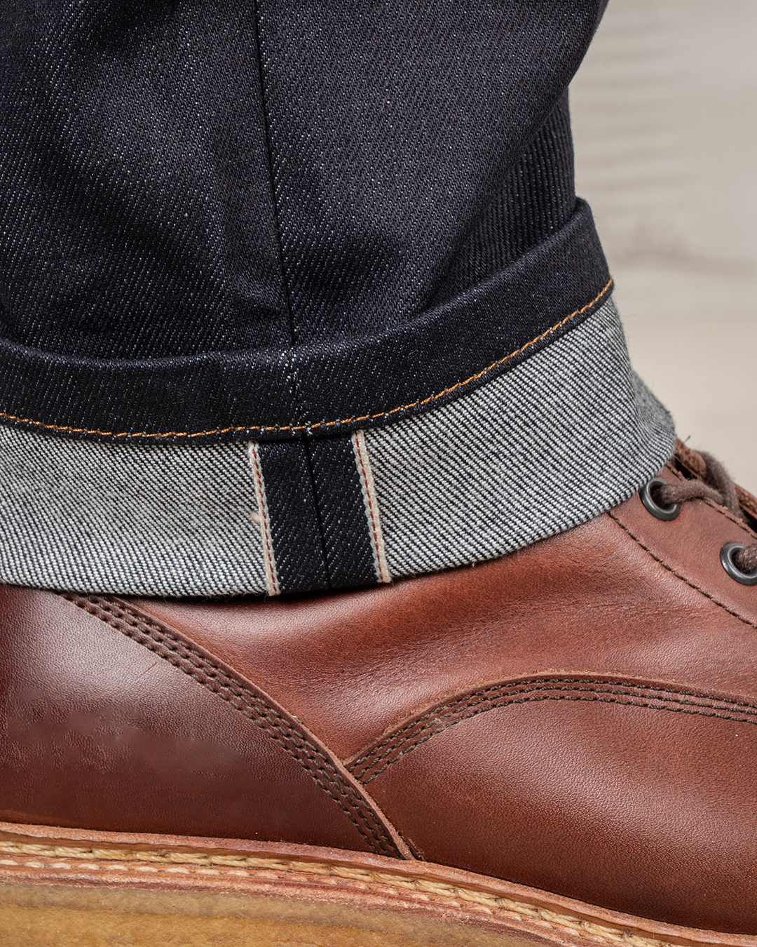 1958 Roamer Pant 16oz Indigo Tobacco