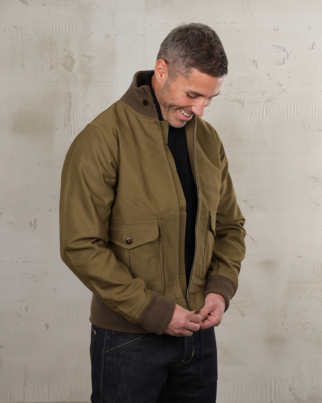1938 USN 37J1 Jacket Cadet green