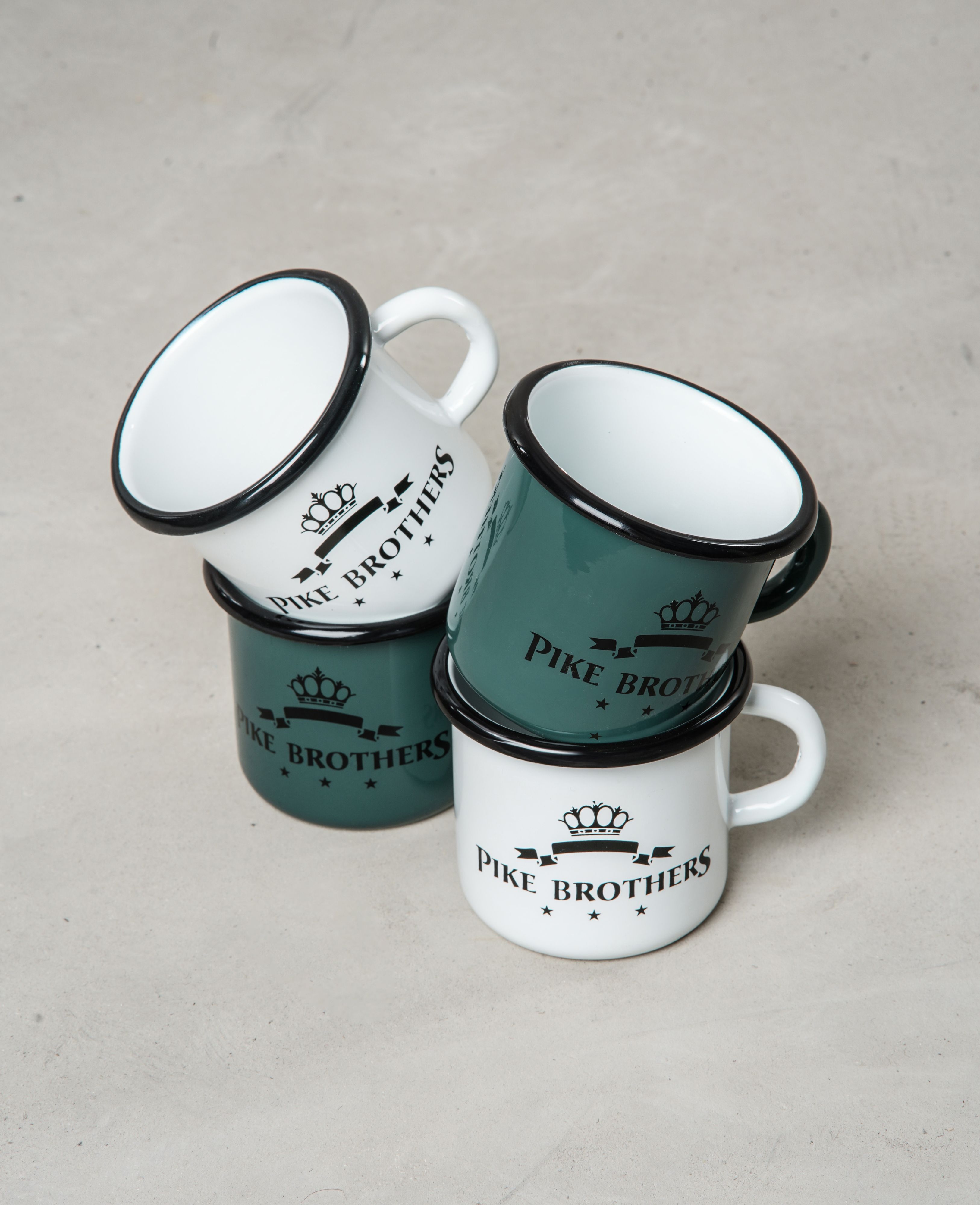 1951 Pike Brothers Enamel Mug Jungle Green