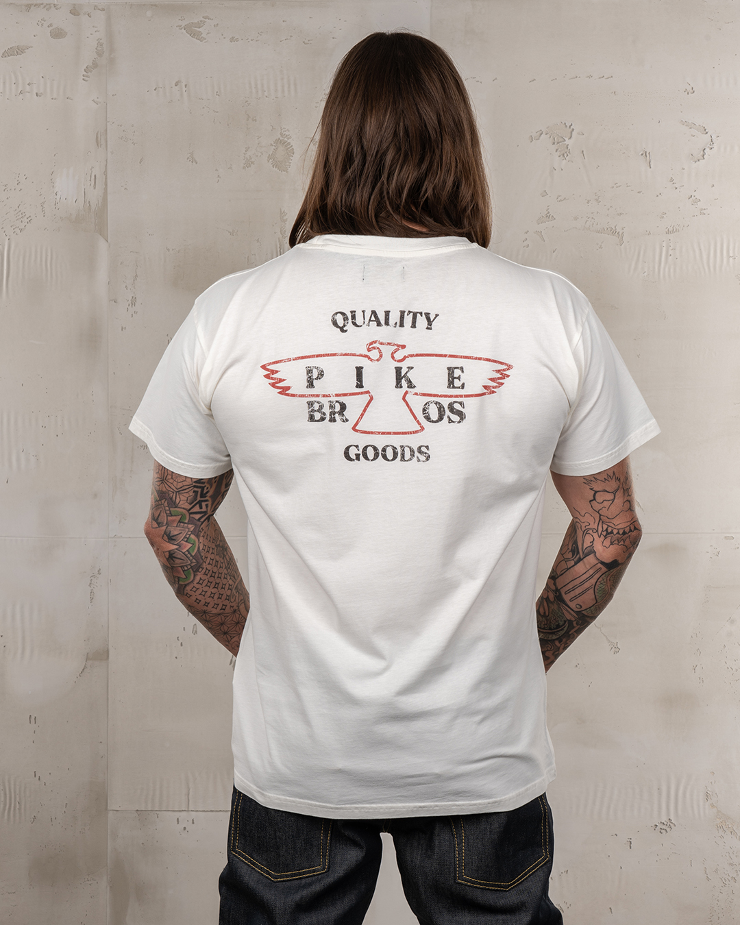 1969 Sports Tee Eagle White