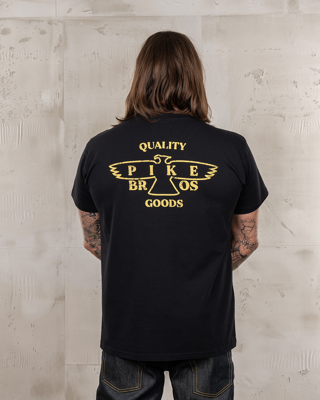 1969 Sports Tee Eagle Black