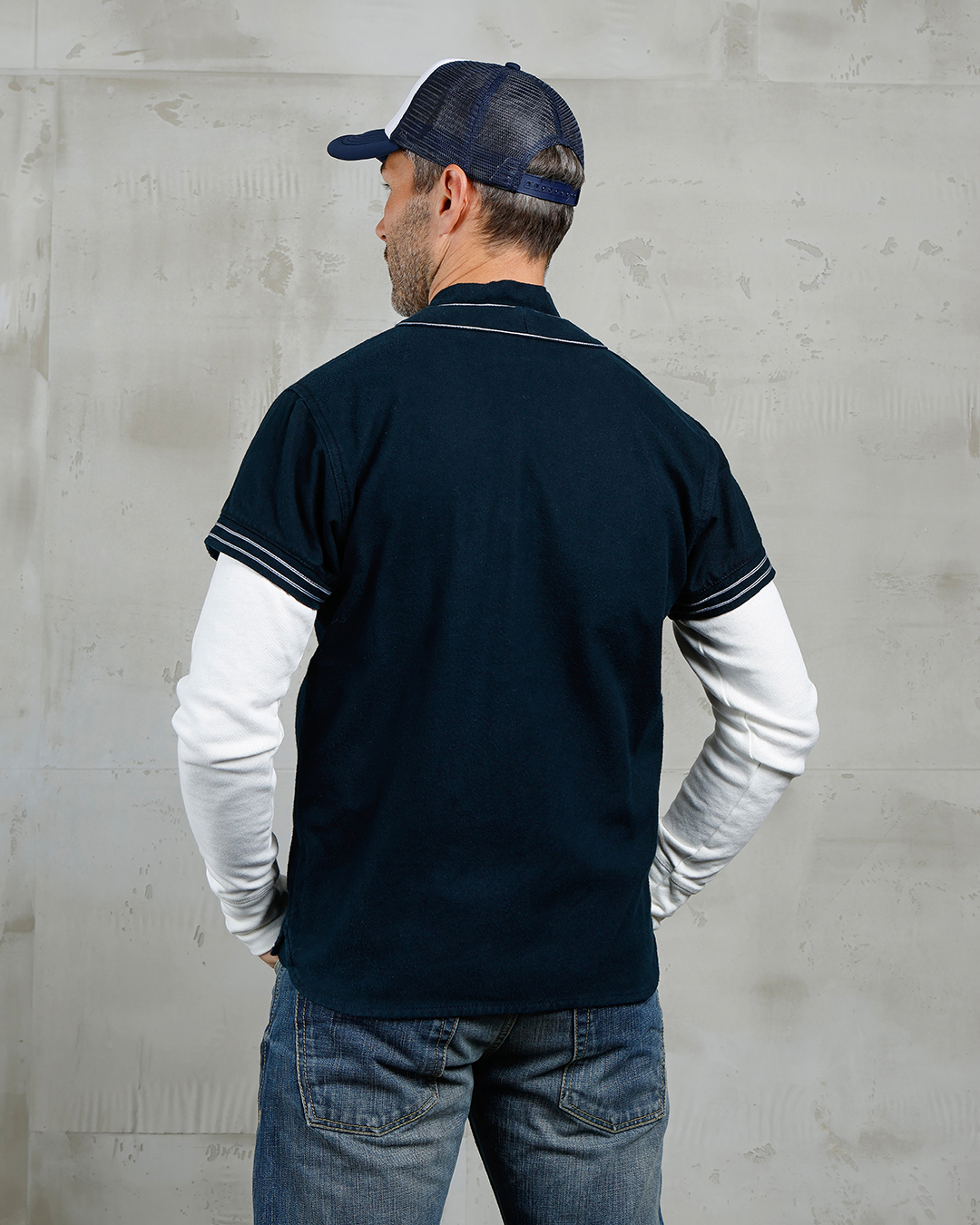 1938 Baseball Shirt Dark Navy