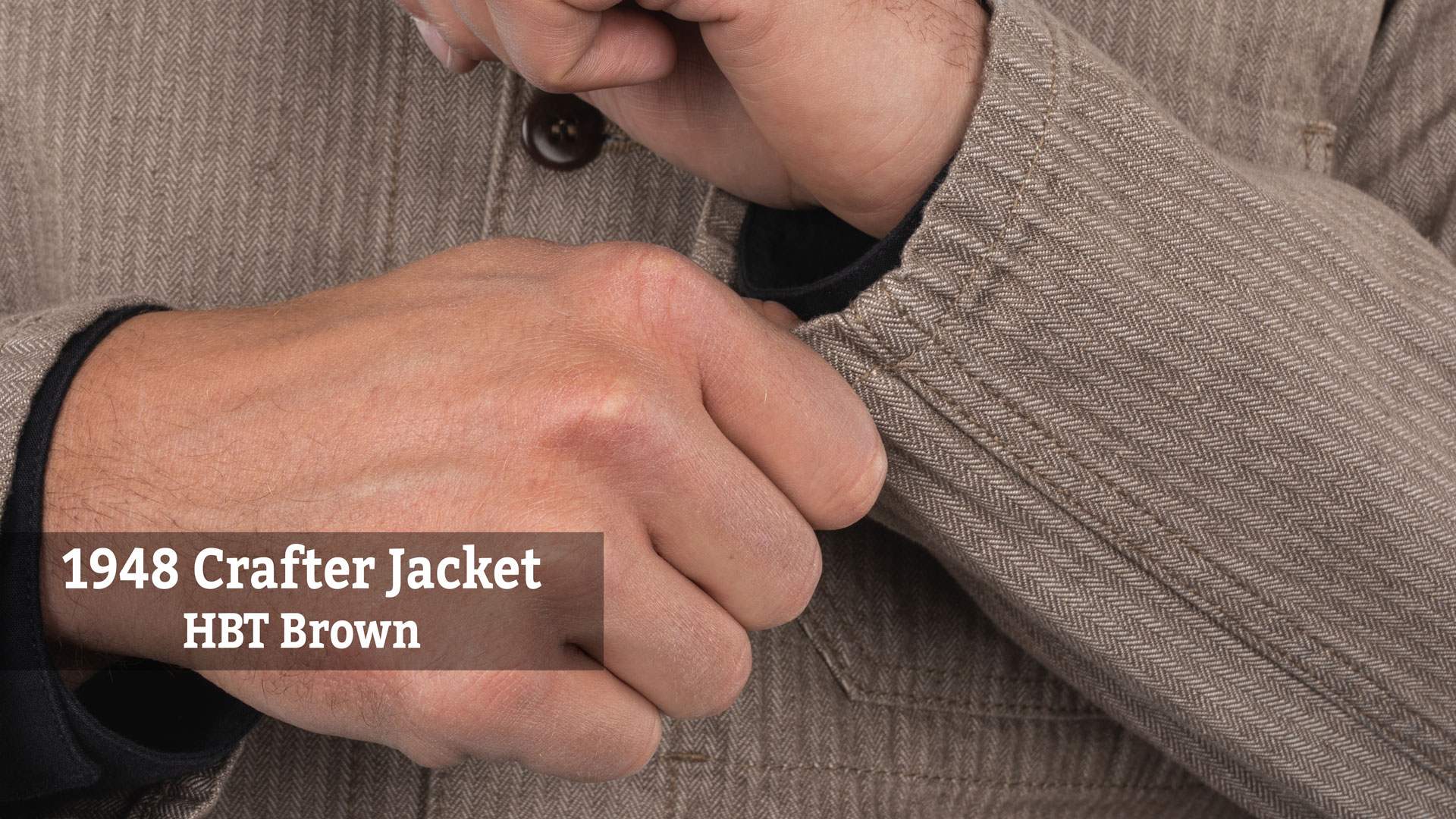 1948 Crafter Jacket HBT Brown