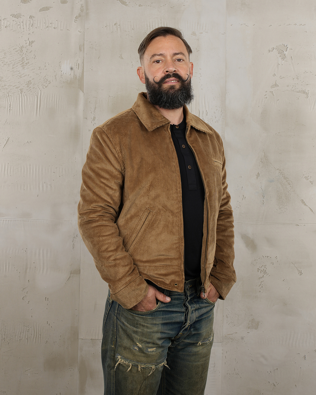 1932 Roadster Jacket Light Brass Cord