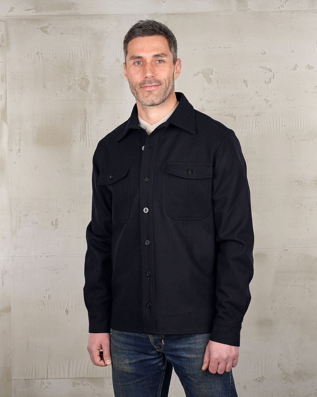 1943 CPO Shirt navy wool